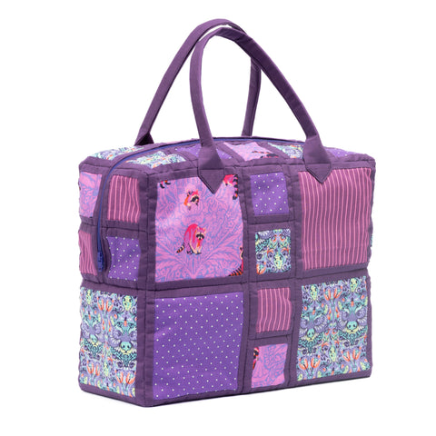 Tula Pink  Zipped Bucket Bag - Purple
