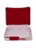 Medium Caddy Kit - Red & White Hexagons