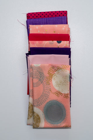 SSC- Fat 1/8 fabric bundle - Raspberry Parade