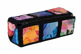 Zipped Tray bag - Abstract Rainbow