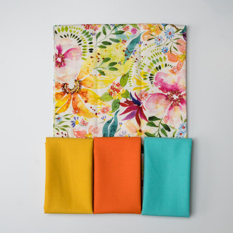 Eufloria fabric bundle- 4 Fat 1/4's