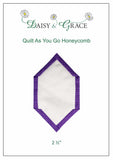 "Quilt As You go" Template - 2 1/2" Honeycomb