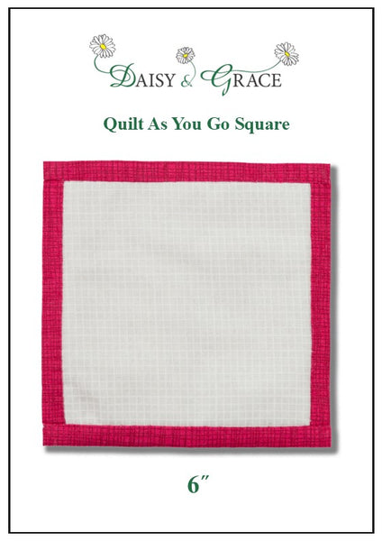 "Quilt As You Go" Template - 6" Square