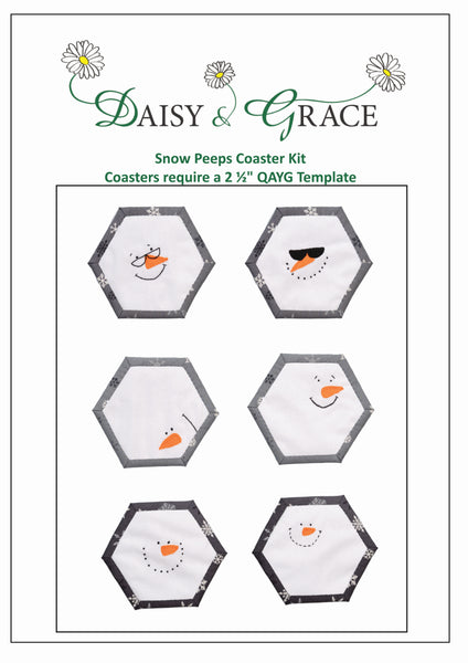 Snow Peeps Coaster Kit - Ombre Grey