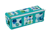 Zipped Tray bag - Aqua Gemstones