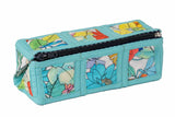 2 1/2" Square Tray bag - Turquoise Floral