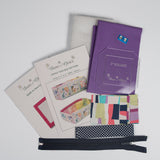 3" Square Tray bag - Violet Bauhaus