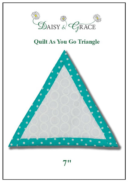 "Quilt As You go" Template - 7" Triangle